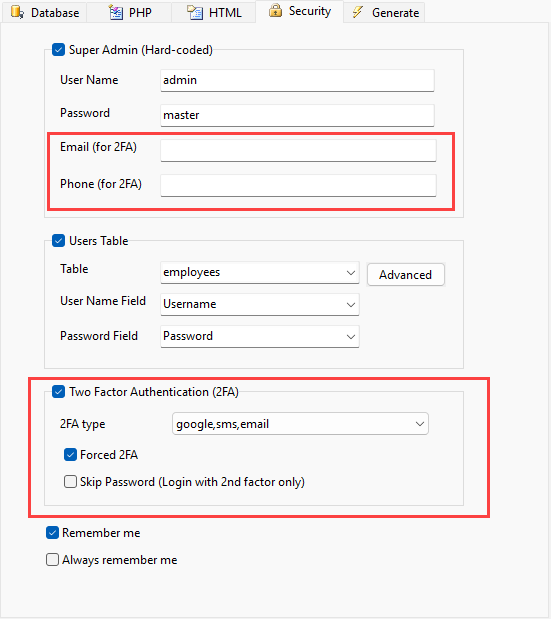 Two Factor Authentication